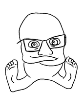 arms_crossed crazed feet_showing foot glasses looking_at_you meta:template nose remastered subvariant:condiment template variant:feraljak // 900x1004 // 19.1KB