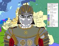 armor buff catholic catholicism chud ear europe glasses grey_eyes hussar lithuania poland polish_lithuanian_commonwealth soyjak subvariant:chudjak_front subvariant:muscular_chud variant:chudjak virgin_mary // 1274x996 // 538.2KB