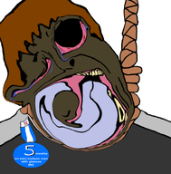 award black_skin bloodshot_eyes blue brown deformed irc ircjeet ircpedo liquify_tool nigger slop transparent_background trend:slopjak variant:bernd // 774x786 // 170.4KB