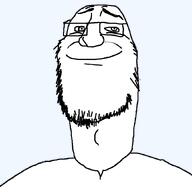 beard cool dudeman eyebrows fat_neck glasses neck smug variant:xooldude // 863x861 // 17.0KB