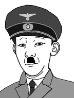 adolf_hitler black_and_white ear hitler_mustache military nazism variant:kuzjak // 800x1067 // 147.1KB
