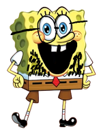 art glasses holes open_mouth series:anything_is_more_ias_than_vlodson spongebob_squarepants stubble transparent transparent_background variant:spongebob variant:unknown // 314x406 // 123.5KB