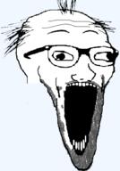 Artist:Mr_Thou arm beard glasses open_mouth subvariant:wewjak template variant:soyak // 404x580 // 35.6KB