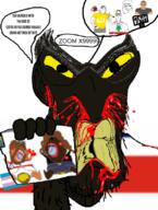 angry arm black_skin blood chud_(boorufag) chud_(soybooru) costa_rica euromutt fat flag:costa_rica flag:lebanon flag:tunisia glasses green_eyes greg greg_(spic) hand islam joel joel_(user) kleki latino lebanon meta:op_took_a_selfie_of_xerself mexico mutt namefags nigger obsessed religion rent_free seething shitskin sign soyjak stubble subhuman subvariant:euroaryan subvariant:euromutt subvariant:feralrage subvariant:muscular_chud teeth tunisia variant:chudjak variant:cobson variant:feraljak variant:meximutt white_skin yellow_sclera // 627x831 // 454.5KB