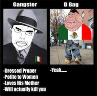 artist:sectionalism black_and_white clothes countrywar fat fedora flag flag:italy flag:mexico gangster hat irl italy leg meme mexico obese satoko_houjou(namefag) stubble subvariant:chudjak_front suit variant:chudjak variant:meximutt // 474x470 // 228.3KB