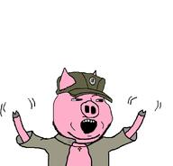 animal arm clothes cross ear excited hat judaism marichka nazism necklace open_mouth pig pink_skin snout soyjak star_of_david stubble subvariant:massjak subvariant:wholesome_soyjak swastika ukraine variant:gapejak // 1075x1032 // 34.2KB