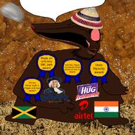 1877 airtel blood bloodshot_eyes brown_skin christianity crystal_cafe cut flag flag:india flag:jamaica geometry_dash hair hand happy_merchant lips little_hug mokorotlo penis quaker quaker_oats red_sclera rock series:coonfags slopjak soybooru soyjak stubble variant:npestajak yellow_teeth // 700x700 // 513.1KB