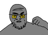 fist glasses punching smile soyboy stubble variant:punchjak wrinkles // 596x440 // 4.7KB