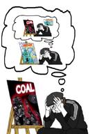 coal_alert coal_skin gem_alert gem_skin low_quality_idiot_award overthinking painting self_aware variant:chudjak variant:ppp // 422x622 // 209.5KB