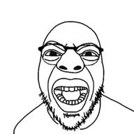 glasses ishowspeed open_mouth soyjak stubble template variant:speedjak // 500x500 // 26.9KB