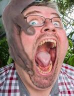 beard bernd_schmidt clothes ear glasses hair hand implied_sex irl irl_soy negro open_mouth soyboy stubble variant:gapejak white_skin // 680x881 // 89.9KB