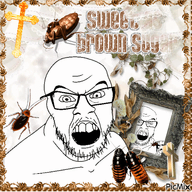 animated bald christian_cross cockroach cross english_text ext=gif eyebrows glasses looking_at_you open_mouth picmix roach stubble teeth teeth_showing text variant:feraljak // 500x500 // 1.2MB