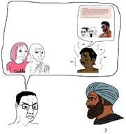 canada chad crying desi gigachad glasses india indian open_mouth pajeetj poo poop red_eyes stink stink_lines stinky text thought_bubble turban variant:chudjak variant:pajeetjak variant:soyak wojak // 1141x1210 // 552.4KB