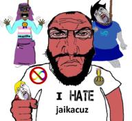 anti_soytan autism award badge clothes full_body hanging holding_object homestuck i_hate jaikacuz_(user) meta:tagme nate no_symbol posted_it_again_award red_skin soytran subvariant:science_lover suicide total_sloptran_death variant:bernd variant:markiplier_soyjak variant:soytan // 1017x935 // 568.1KB