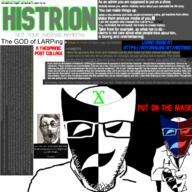 2soyjaks actor chood collage drama froot histrion larp larper mask max_weber post_collage stonetoss thrembo toss variant:markiplier_soyjak // 1500x1500 // 1.1MB