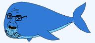 angry beard blue_skin brendan_fraser eyebrows fat looking_at_you pointing series:animaljaks the_whale_(2022) transparent_background variant:whalejak whale // 1172x533 // 21.5KB