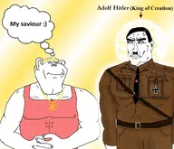 2soyjaks a10_eyes adolf_hitler alt-right arm background belt blacksun blond buff closed_mouth clothes ear eyes_like_the_o-o-cean far_right fuhrer hair hand hitler_mustache iron_cross masculine meta:leaky national_socialism nationalism necklace no_glasses saviour_of_the_white_race stubble subvariant:henraryan subvariant:henry subvariant:perceptive_chud swastika text uniform variant:chudjak variant:impish_soyak_ears // 2046x1755 // 770.3KB