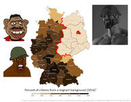 2016 Baden-Württemberg Brandenburg Bremen Hesse Lower_Saxony Mecklenburg-Vorpommern North_Rhine-Westphalia Rhineland-Palatinate Saarland Saxony-Anhalt Schleswig-Holstein Thuringia aryan bamburg bavaria berlin berlin_wall east_germany germanic germany gigachad immigration iron_curtain m1956_helmet mehmet race saxony subvariant:feralnigger turkiye turkroach tyrone united_states variant:feraljak // 1917x1488 // 405.5KB