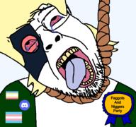 dem anime award blond crying cyborg discord faggot flag:minor_attracted_person flag:transgender_pride_flag fun_party glasses hanging jacket jojos_bizarre_adventure nigger open_mouth red_eyes rope soyjak stubble suicide tongue tranny variant:bernd von_stroheim(namefag) yellow_hair // 768x719 // 81.6KB