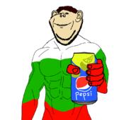 arm brown_hair buff bulgaria can clothes flag flag:bulgaria hair holding_object pepsi variant:impish_soyak_ears white_skin // 1056x937 // 71.5KB