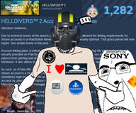 Helldiver_(Helldivers) Helldivers_2 biting_lip helmet pins price_tag sony steam variant:cobson variant:shirtjak // 4096x3388 // 1.8MB