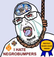 anime award cirno hair hanging queen_of_spades soyjak stubble text touhou variant:shotjak video_game // 379x400 // 110.9KB