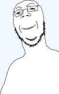 asian bald closed_mouth glasses smile soyjak stubble template transparent_background variant:mongoljak // 952x1497 // 24.6KB