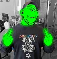 dickhead donald_trump glowie green lgbtq liberal serious smug subvariant:wholesome_soyjak variant:gapejak xitter // 1100x1136 // 1.1MB