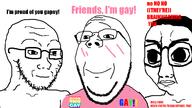 'toss angry blush brainwashing comic dilated_pupils distorted faggot faggots fake_friend friends friendship glasses hair pink_shirt smile stubble text variant:chudjak variant:gapejak variant:soyak // 1920x1080 // 88.6KB