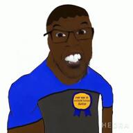ai_generated angry arm brown_eyes brown_hair brown_skin buff coomer glasses gooned_to_soytan_again_award hand jack jake jakparty_soy jartycuck masturbation open_mouth soyjak stubble variant:feraljak // 512x512, 27.2s // 7.1MB
