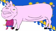 animal closed_mouth dnipropetrovsk_oblast ear fat flag flag:dnipropetrovsk_oblast full_body human lips oblast pig pink_skin series:oblasts_of_oinkraine soyjak star_(symbol) swine tail ukraine variant:meximutt // 1780x992 // 205.7KB