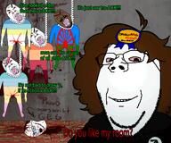 ack ack! acne award black_skin blood bloodshot_eyes body_hair brown_hair brown_skin eyebags gore greentext gypsy map_(pedophile) map_pride meta:op_took_a_selfie_of_xerself monobrow pedophile proshipper radfem red_eyes self_insert shitskin subvariant:wholesome_soyjak text variant:bernd variant:gapejak variant:soyak // 1200x1000 // 650.9KB