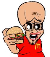 amerimutt hamburger holding_object megamind subvariant:impish_amerimutt variant:impish_soyak_ears variant:megason // 560x638 // 71.5KB