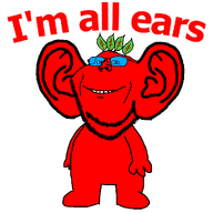 arm beetroot big_ears broot ear foot full_body hand i'm_all_ears joke leg pun red_skin red_text series:brootmoji stubble text tinted_glasses transparent_background variant:impish_soyak_ears // 1000x1000 // 53.7KB