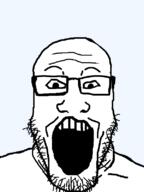 glasses markiplier open_mouth soyjak stubble template transparent_background variant:markiplier_soyjak youtube // 600x800 // 18.8KB