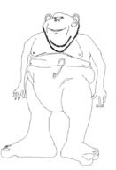 arm diaper ear full_body hand leg smile soyjak stubble variant:impish_soyak_ears // 557x814 // 105.8KB