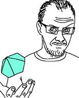 bald closed_mouth gem glasses hand smile variant:rolljak // 480x600 // 7.4KB