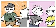 bbc clothes fat fedora flurk glasses holding_object laughing neutral phone pointing queen_of_spades shorts stonetoss stubble subvariant:neutralplier variant:cobson variant:markiplier_soyjak // 1000x500 // 132.2KB