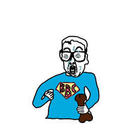 arm bbc glasses hair hand holding_object nsfw open_mouth penis soyjak text variant:superbbc // 1575x1575 // 320.0KB