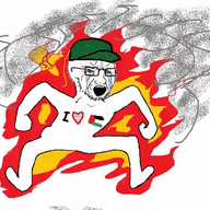 aaron_bushnell animated crying fire open_mouth palestine stubble variant:soyak // 500x344 // 279.6KB