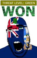 ahegao country emerald falklands flag flag:falkland_islands gem glasses green green_eyes hair looking_up open_mouth schlog_color_event sheep ship soyjak soyjak_blog stubble teeth text threat_level_green united_kingdom variant:cobson won // 721x1115 // 235.8KB