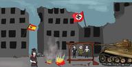 alunya anarchism artist:romanian_schizo buildings burning communism corpse dead gun hanging leftypol nazism pistol pregnant republican_spain soviet_union spain spanish_civil_war tank variant:bernd war white_skin // 4193x2138 // 1.3MB