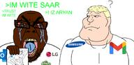 aryan brown_skin chef_boyardee crying eyes_like_the_o-o-cean gmail greentext lg microsoft_outlook nigger outlook samsung shitskin subvariant:mexiaryan subvariant:seethejak toss variant:bernd variant:meximutt variant:soyak // 1772x872 // 126.2KB