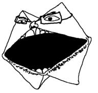 glasses meta:tag_character_name open_mouth soyjak stubble variant:unknown // 470x446 // 11.9KB