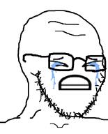 bald clenched_teeth closed_eyes crying glasses roblox soyjak stubble tear variant:soyak // 644x800 // 43.4KB