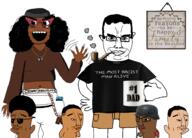 afro baby black_skin brown_skin family father glasses happy light_skin nazism pipe racemixing subvariant:chudjak_front subvariant:soyniqua sunglasses swastika the_most_racist_man_alive variant:chudjak variant:soytan // 1004x720 // 346.3KB
