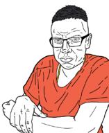 arm chud closed_mouth clothes ear glasses hair hand necklace variant:unknown // 884x1080 // 233.0KB