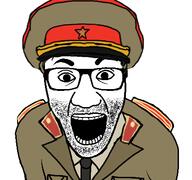 cap clothes communism glasses hammer_and_sickle hat kgb necktie soyjak star stubble uniform variant:el_perro_rabioso // 427x400 // 54.6KB