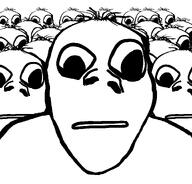 animated baby crowd deformed ext=gif hair meta:tagme multiple_soyjaks soyjak subvariant:bartolomeo variant:bernd // 1200x1153 // 634.3KB