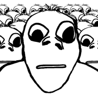 animated baby crowd deformed ext=gif hair meta:tagme multiple_soyjaks soyjak subvariant:bartolomeo variant:bernd // 1200x1153 // 634.3KB